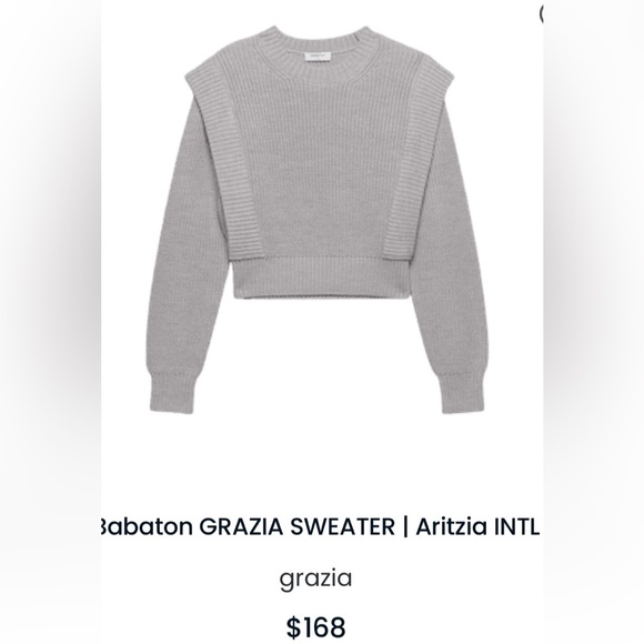 Aritzia Babaton grey sweater M - Picture 2 of 5